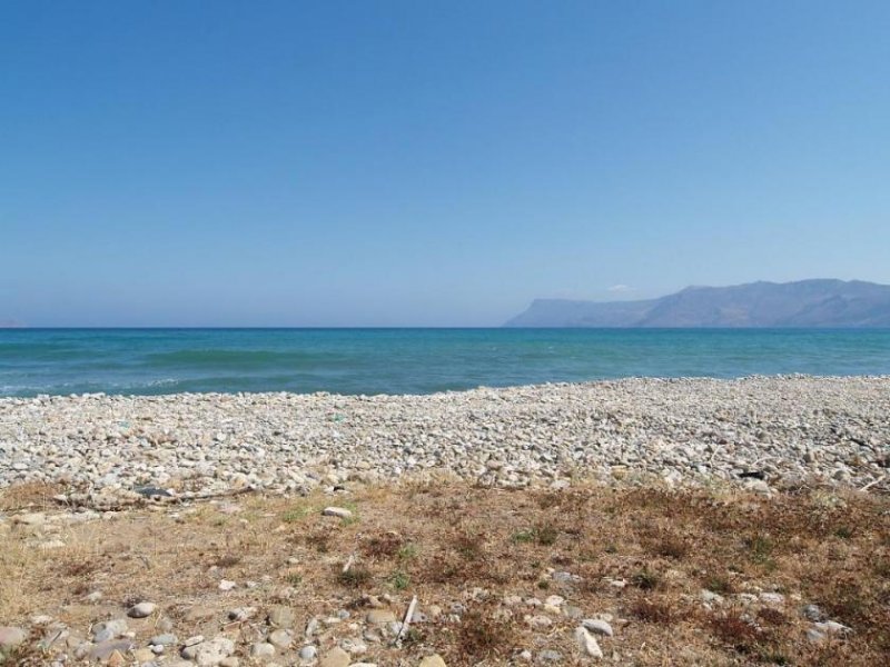 Kissamos Kreta, Kissamos: Großes Grundstück direkt am Meer zu verkaufen Grundstück kaufen